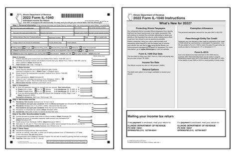 Illinois irs - 2023 Individual Income Tax Forms. Use this form for payments that are due on April 15, 2024, June 17, 2024, September 16, 2024, and January 15, 2025. Automatic Extension Payment for Individuals Filing Form IL-1040. Statement of Person Claiming Refund Due a Deceased Taxpayer. 